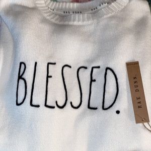 RAE DUNN BLESSED SWEATER! BRND NEW!